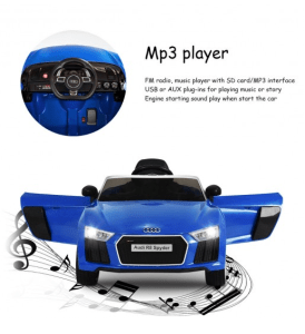 coche para niños mando para padres Audi-R8